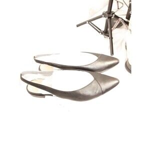 Vince Camuto Jesander Leather Low Heel Pointed Toe Slingback  Sz 8